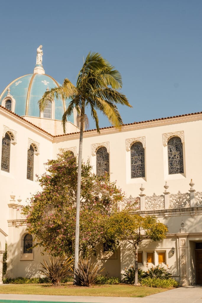 Immaculata Catholic Church landscape details